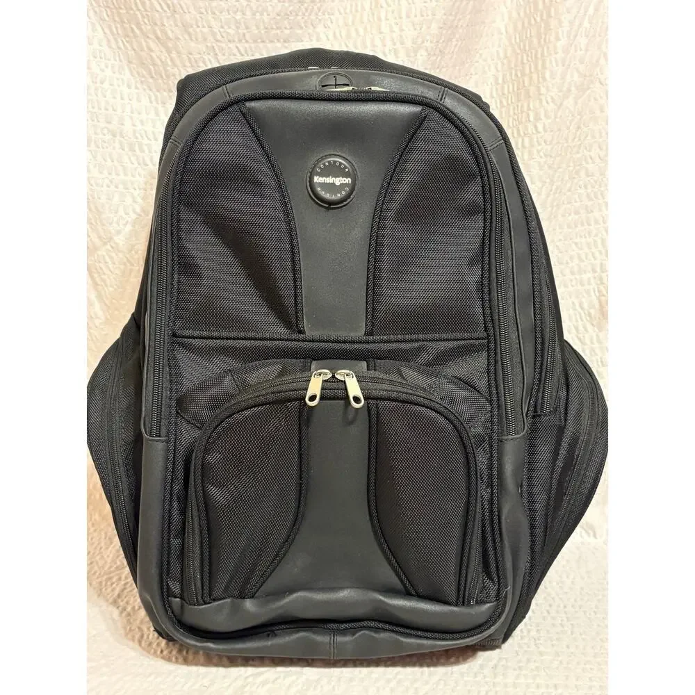 Kensington Contour Ergonomic 16”-17” Laptop Ballistic Nylon Backpack Travel Bag